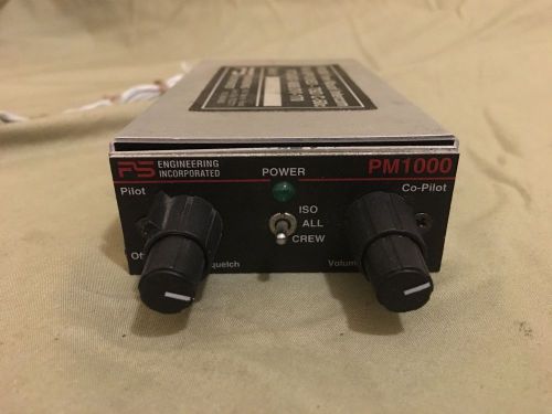 Ps engineering pm1000 volume squelch audio panel
