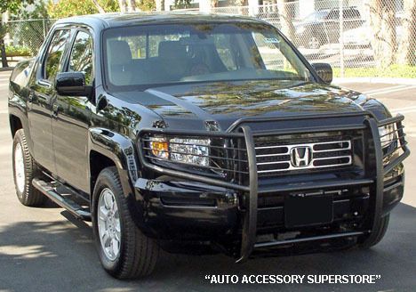 06-12 honda ridgeline grille guard: zx1 offroad style: quick easy install!