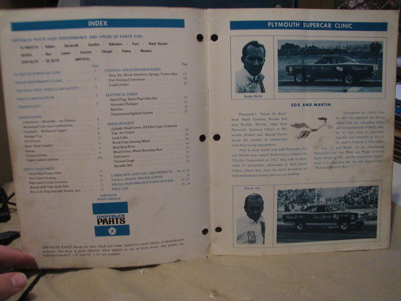 Buy 1967 1968 Chrylser Dodge Plymouth Mopar HiPerformance Parts