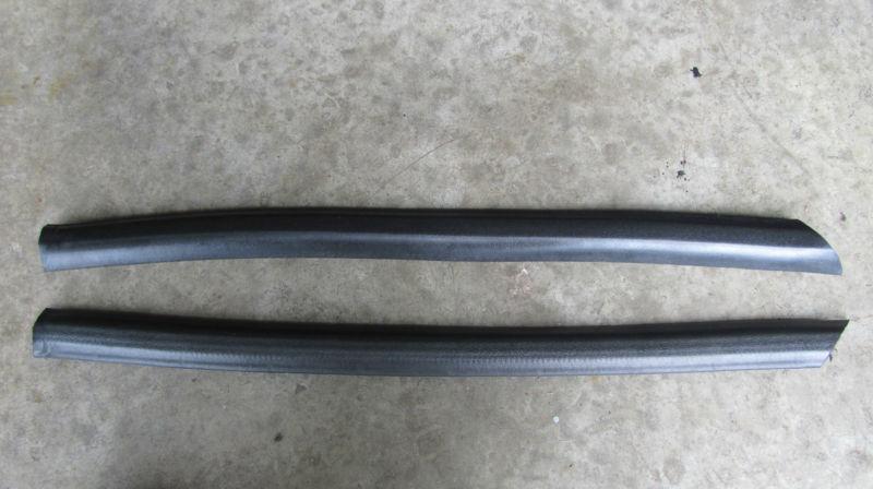 1979-1983 nissan datsun 280zx hardtop side seals roof trim oem black rubber roof