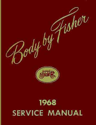  1968 olds fisher body repair shop & service manual 98, toronado, cutlass 88 442