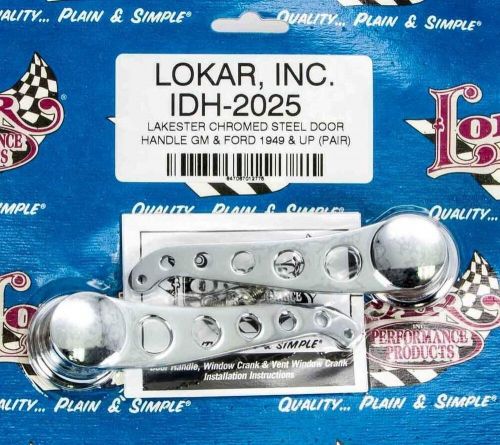 Lokar Idh-2025 49-Up Fits Gm/Ford Door Handles Chrome Pair Door Handles, Lakeste, C $272.45, image 2