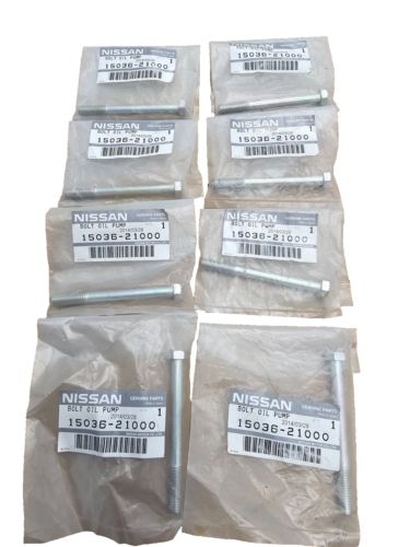 Datsun / nissan oil pump mounting bolts - 8 included