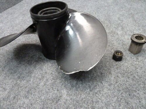 Aluminum 14" x 13p mercury black max prop,77340a45