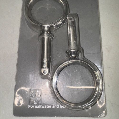 West Marine 2" Round Horn Oarlock Heavy-duty Stainless Steel 1/2 Shank Brand New, US $19.99, image 2