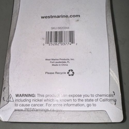 West Marine 2" Round Horn Oarlock Heavy-duty Stainless Steel 1/2 Shank Brand New, US $19.99, image 5