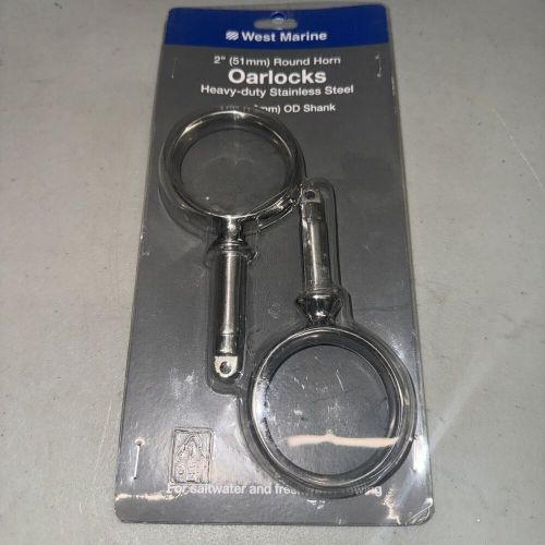 West Marine 2" Round Horn Oarlock Heavy-duty Stainless Steel 1/2 Shank Brand New, US $19.99, image 6