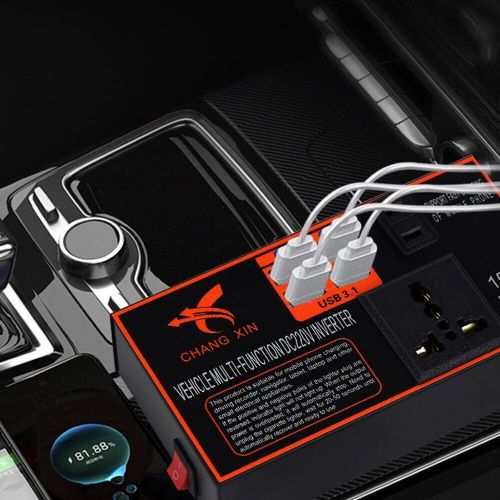 1500w Power Inverter Adapter-Converter 12v/24V To DC 110V/220v Car Chargers-Trip, US $31.84, image 4