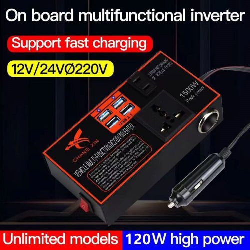 1500w Power Inverter Adapter-Converter 12v/24V To DC 110V/220v Car Chargers-Trip, US $31.84, image 8