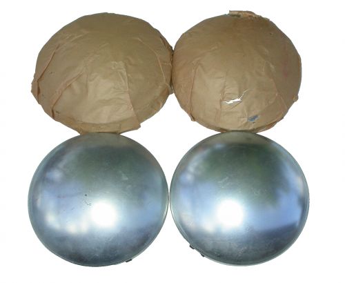 Vtg Dog Dish Hubcap Center Cap Poverty Cap 4 Pc. Set 5 3/4" 5.75" 5.5" NOS, US $89.99, image 7