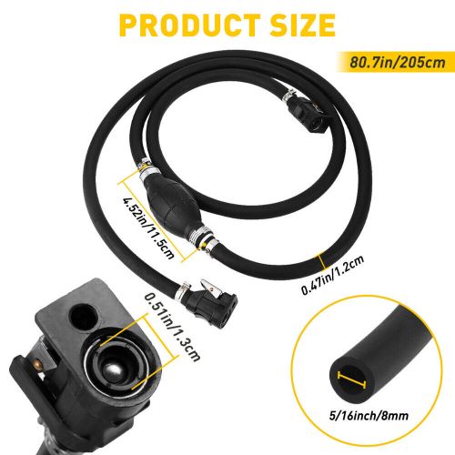 For Parkson Mariner Johnson Outboard Boat Motor Tank Fuel Gas Hose Line Marine A, US $21.99, image 9