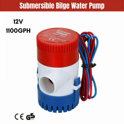 Bilge Water Pump 1100GPH Submersible Replacement for Boat RV Marine Bait Tank, US $13.79, image 11