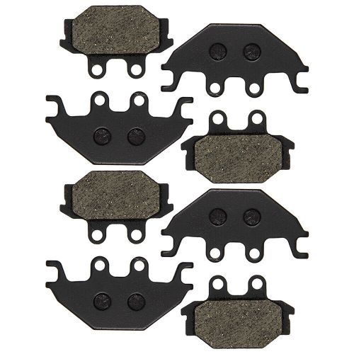 Brake pad set for arctic cat 1436-420 front rear organic 4 pack 400 500 650