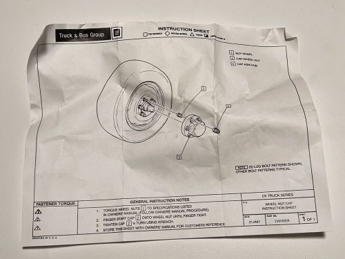 2001-11 chevy truck dually 3500 new gm take off rear 8 lug center caps 15053705
