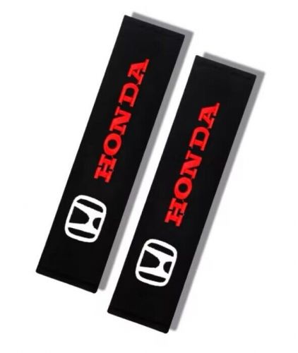 For HONDA - 2 x Seat Belt Cover Pads Embroidered Car Cushion Accessories, US $, image 2