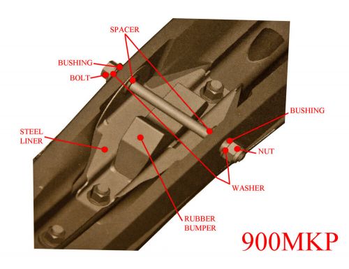 Exo-s all-terrain skis, mount kit &amp; 6" carbides for polaris fits many 1982-2017