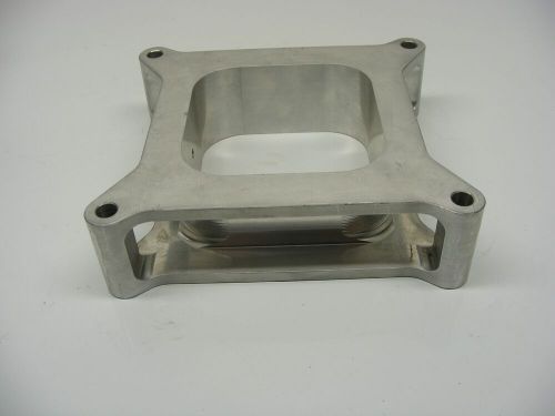 1 3/4" BILLET ALUM ROUSH 4bL OPEN CARBURETOR SPACER RACE DRAG NASCAR 100416-40, US $59.99, image 2