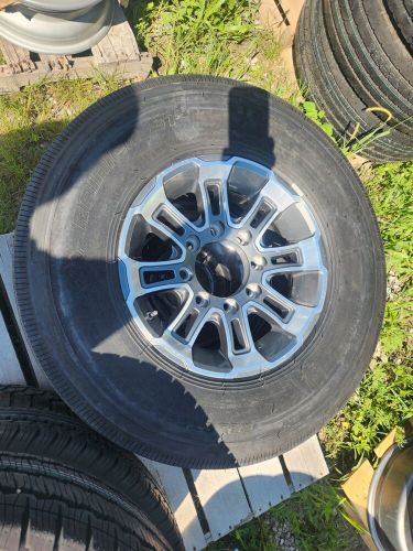 16" 8 lug on 6.5 steel wheels &amp; 235/85/16 14 ply load range g - gray