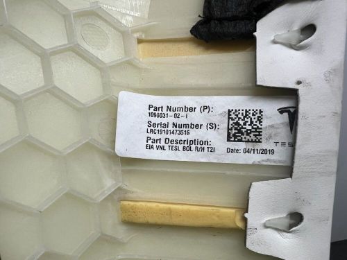 TESLA MODEL 3 SEAT CUSHION REAR RIGHT RH 1096031-02-I, US $, image 5