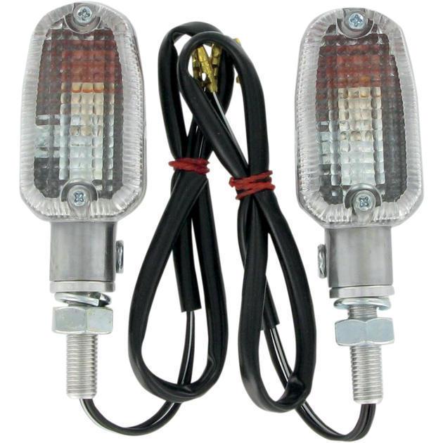 K&s oblong marker light set dual filament 10mm clear