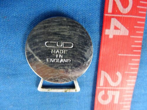 Vintage austin healey sprite sports car key fob metal enamel made in england 1"