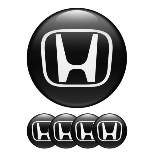 4 Logo Sticker Wheel Center Caps Decal 56mm For Honda CIVIC ACCORD CRV Vtec FRV, US $18.52, image 3