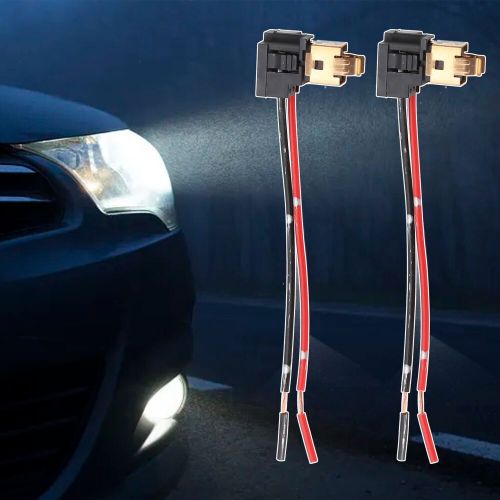 2PCS H1 H3 Socket Extension Wiring Harness Connector LED Headlight Adapter, C $9.18, image 3