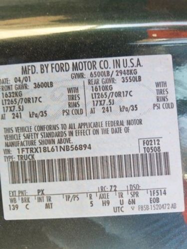 1999 2000 2001 2002 2003 ford f150 washer nozzle wiring