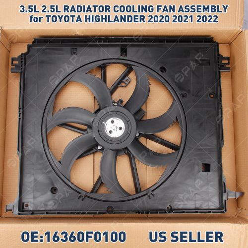 RADIATOR COOLING FAN ASSEMBLY for 2020 2021 2022 TOYOTA HIGHLANDER 3.5L 2.5L USA, US $210.00, image 12