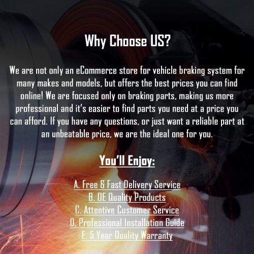 For toyota tundra sequoia front drilled &amp; slotted brake rotors + brake pads kit