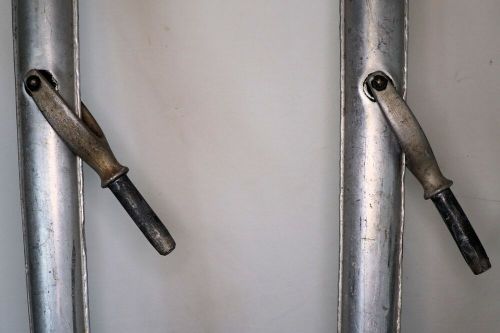 VINTAGE ALUMACRAFT ALUMINUM & OAK BOAT OARS - 78" -, US $185.00, image 4