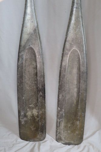 VINTAGE ALUMACRAFT ALUMINUM & OAK BOAT OARS - 78" -, US $185.00, image 6