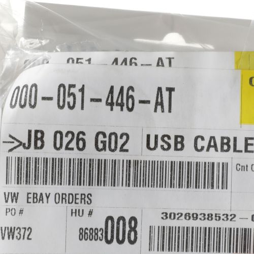 NEW OEM Volkswagen 19-22 Passat Media Cable - USB-A to Micro USB 000-051-446-AT, US $48.86, image 5