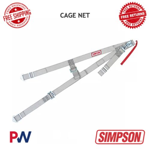 Simpson Racing Cage Net SFI 37.1 Approved - Right Side #36015P, US $56.60, image 7