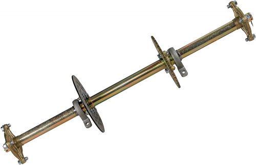 32" rear axle snow sand tracks for go kart cart buggy atv snowmobile