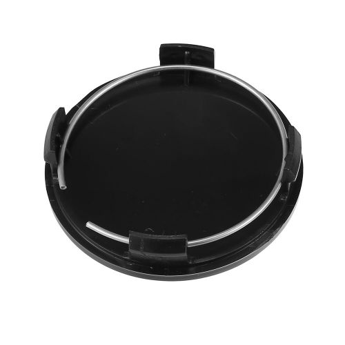 Universal Pack(4) 74mm Dia 4 Clips Wheel Tyre Center Hub Caps Cover Black Auto, US $18.49, image 3