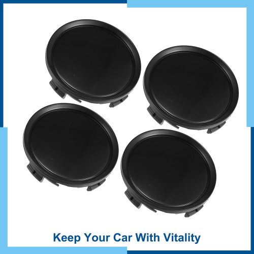 Universal Pack(4) 74mm Dia 4 Clips Wheel Tyre Center Hub Caps Cover Black Auto, US $18.49, image 8
