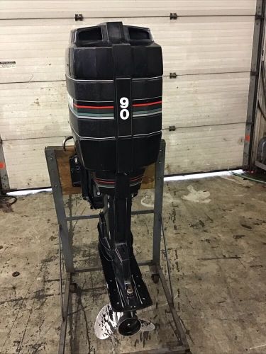 1989 Mercury 90hp two stroke long shaft oil injected freshwater parts or repair, US $800.00, image 5