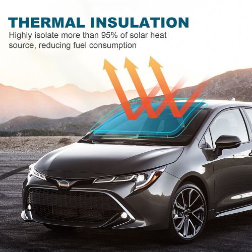 For toyota corolla 2014-2019 side window precut nano window film 20% tint shade