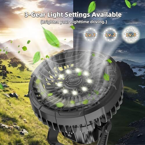 Roykaw Golf Cart Portable Rechargeable Fan Compatible with EZGO Club Car Yamaha, US $79.85, image 4