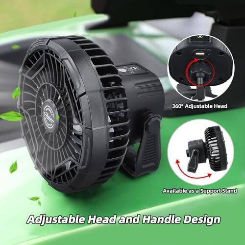 Roykaw Golf Cart Portable Rechargeable Fan Compatible with EZGO Club Car Yamaha, US $79.85, image 5