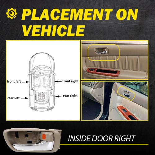 For Toyota 05-06 Camry Base 02-06 Camry Beige Inner Door RH Handle Armrest EXXI, US $12.99, image 2