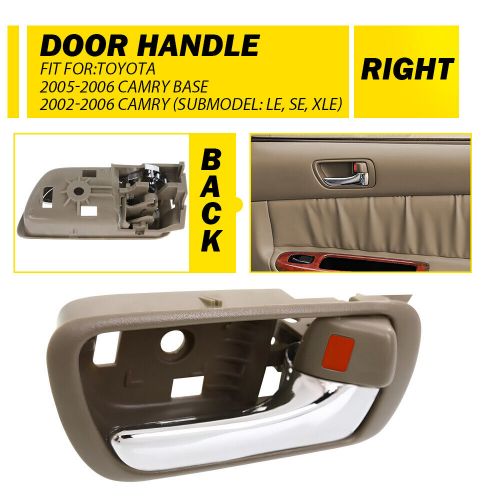 For Toyota 05-06 Camry Base 02-06 Camry Beige Inner Door RH Handle Armrest EXXI, US $12.99, image 8