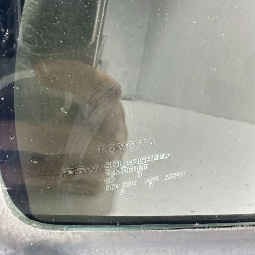 2018 - 2024 toyota camry rear right passenger side quarter window glass oem