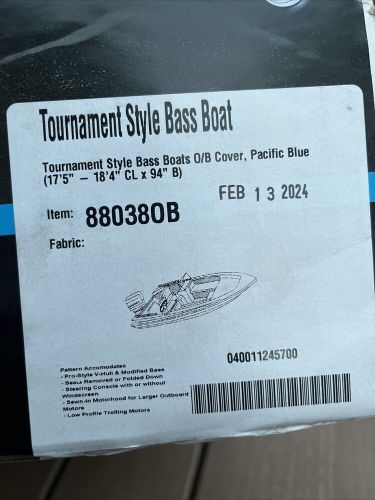 Taylor Made Hot Shot Tournament Style Bass Boat Cover 17’5” - 18’4” CL X 94” B, US $239.00, image 5