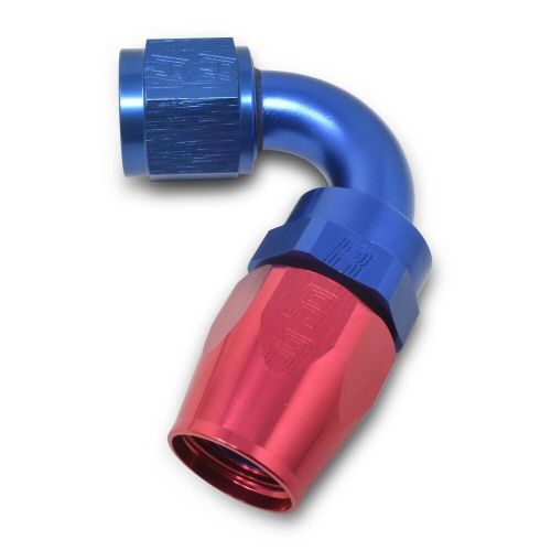 RUSSELL 613440 -16 AN 120 DEGREE HOSE END. REUSABLE. BLUE/RED. ALUMINUM, US $21.95, image 4