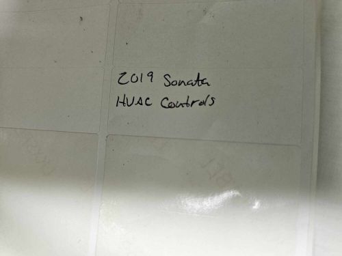 2018-2019 Hyundai Sonata Ac Heater Climate Control 94510-c2ab0 UACUO, US $28.00, image 3