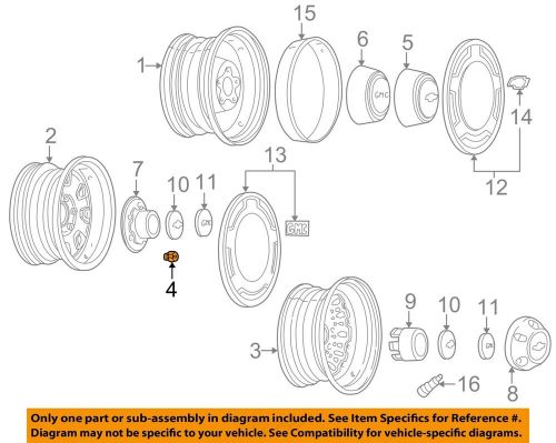 GM OEM Wheel-Lug Nut 10074388, US $2.51, image 2