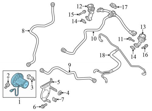 2013-2017 AUDI S5 COUPE B8 - Secondary AIR PUMP 079959231C, US $169.99, image 5
