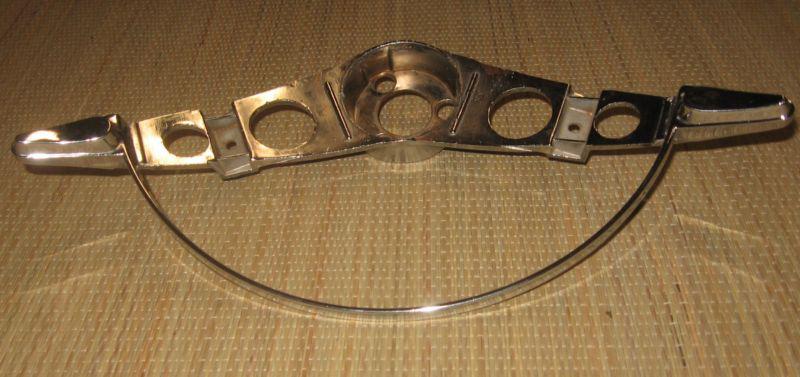 Vintage 59 60 impala convertible oem steering wheel horn ring trim moulding